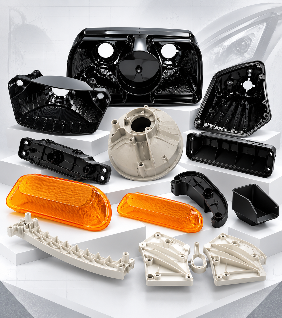Automotive Lighting Parts Showcase